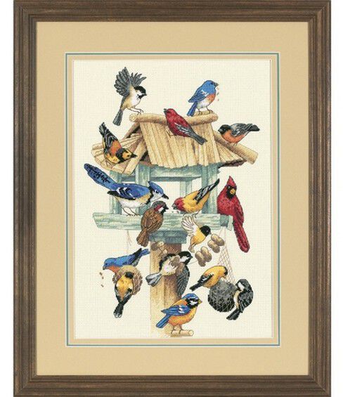 Dimensions 10 x 14 Feasting Frenzy Counted Cross Stitch Kit