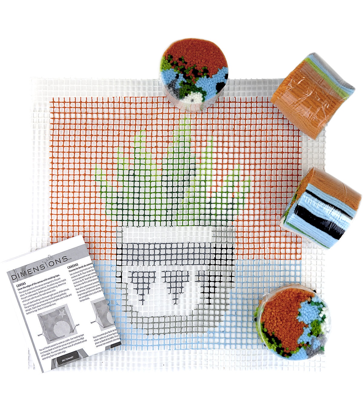 Dimensions Plant Latch Hook Kit 12 x 12