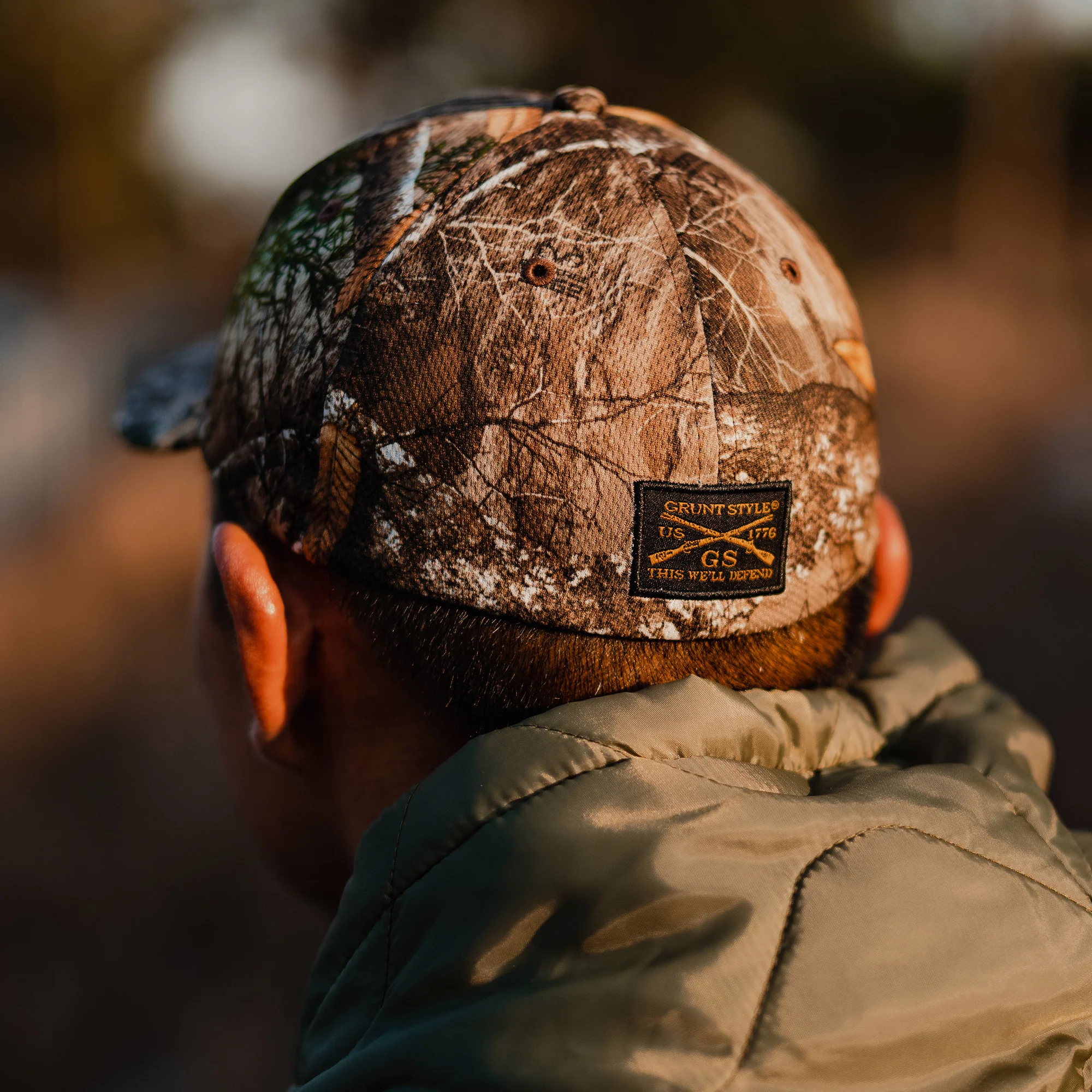 Realtree Edge Flag Stretch Fit Hat