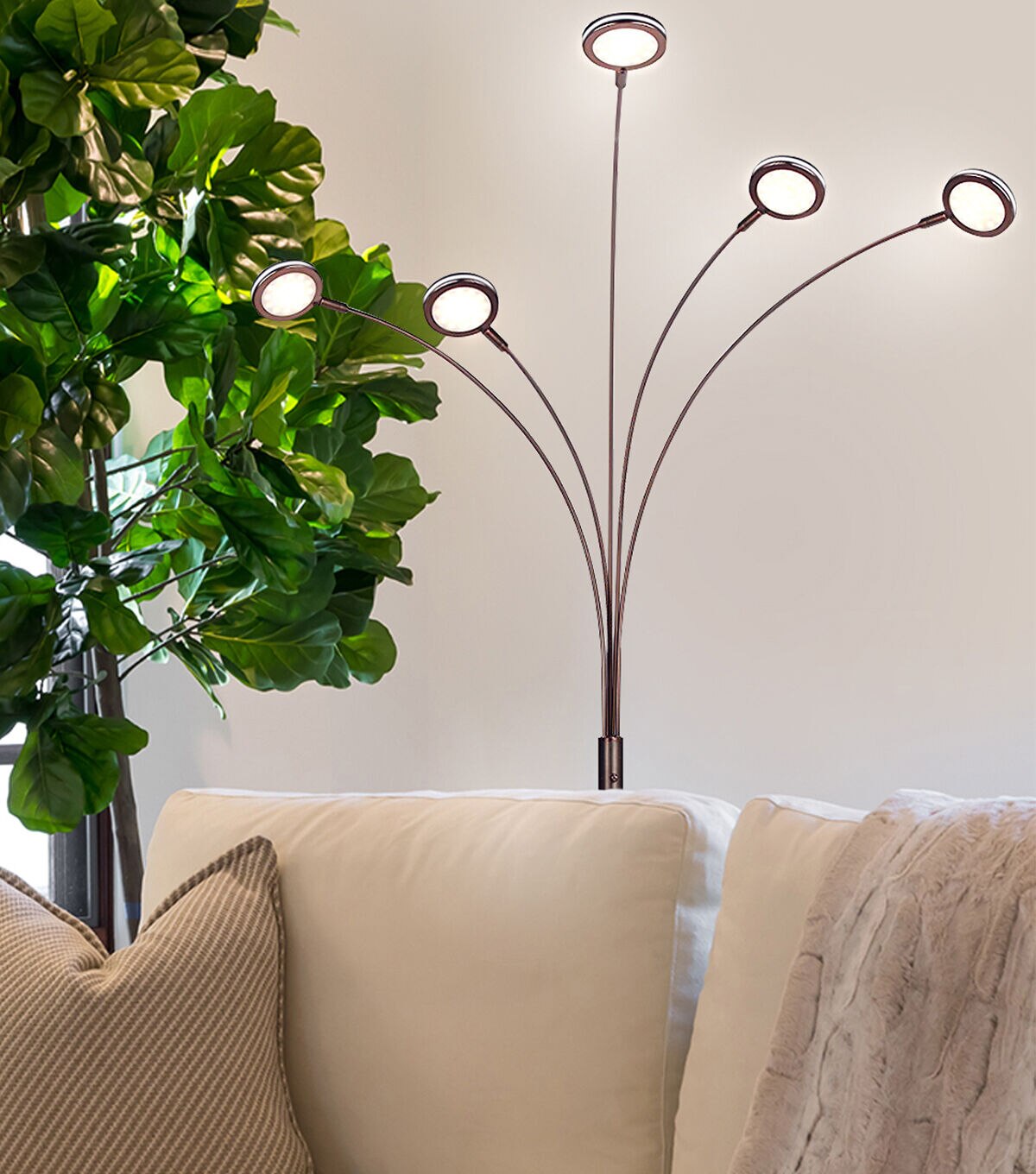 Brightech Orion LED Floor Lamp - Bronze