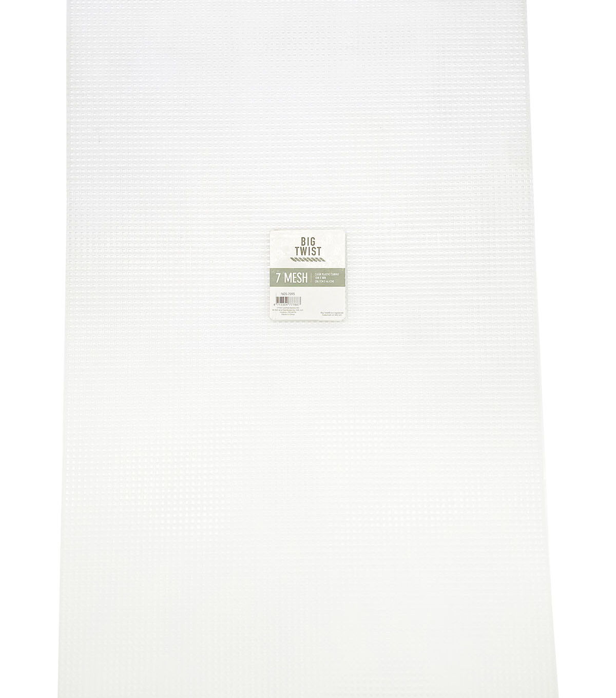 12 x 18 Clear 7 Plastic Mesh Embroidery Canvas by Big Twist