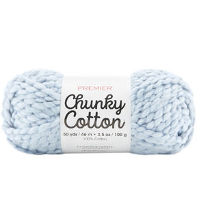 Premier Yarns Cotton Chunky 50yds Super Bulky Cotton Yarn