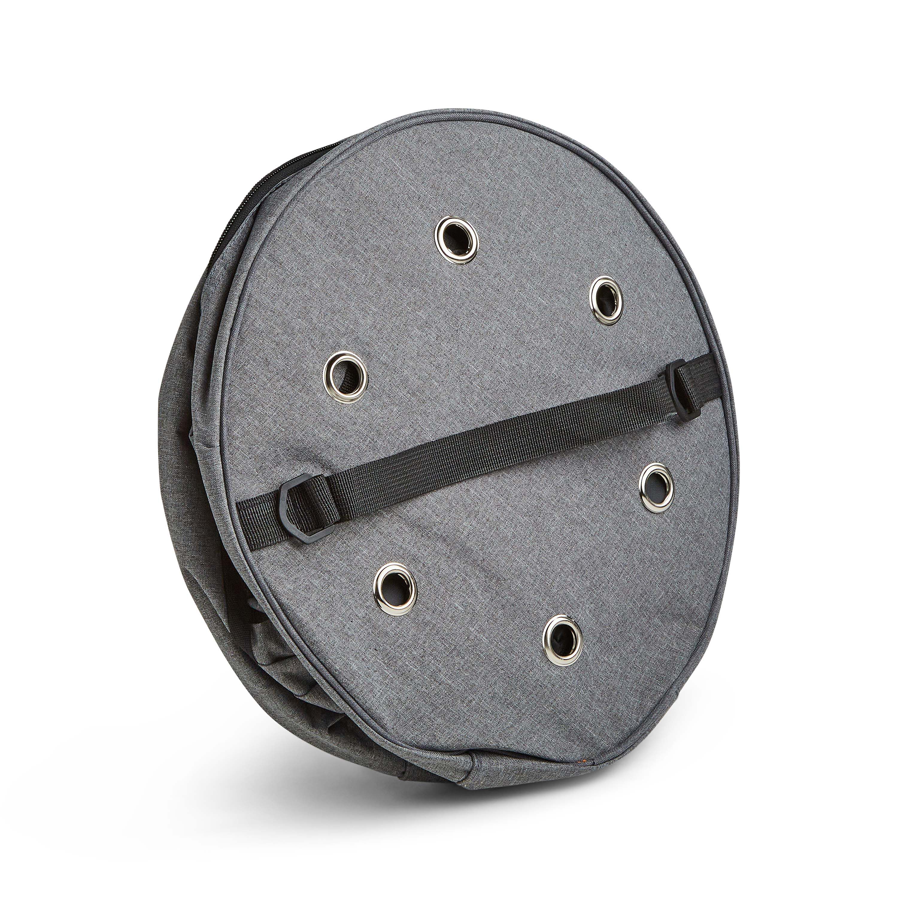 13.5 Gray Yarn Drum Storage Bag by Big Twist