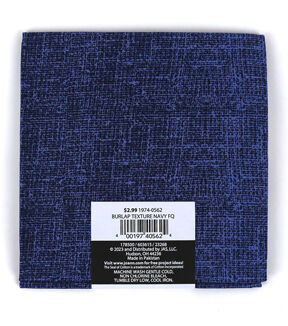18 x 20 Navy Texture Cotton Fabric Quarter 1pc by Keepsake Calico