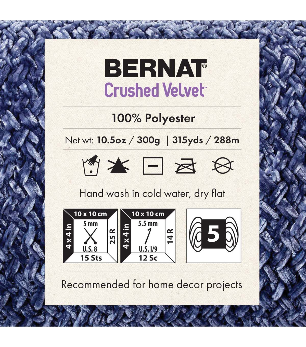 Bernat Crushed Velvet Yarn