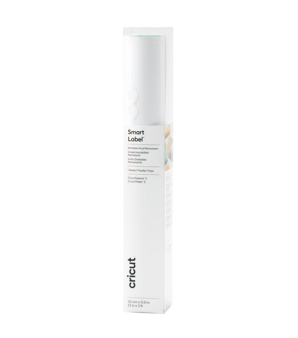 Cricut 13 x 3' Smart Label Permanent Writable Vinyl Roll