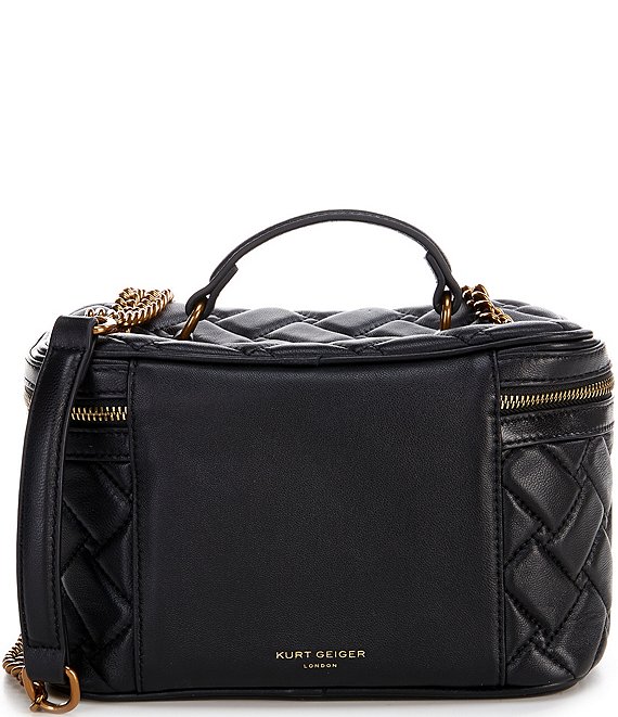 Kensington Quilted Leather Vanity Case