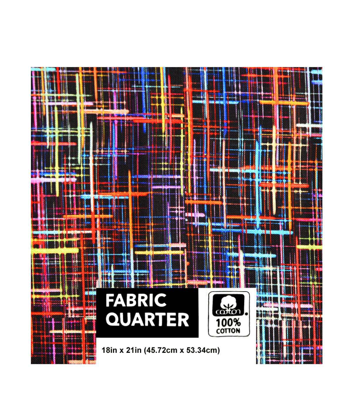 18 x 21 Crosshatch Quilt Cotton Fabric Quarter by Keepsake Calico