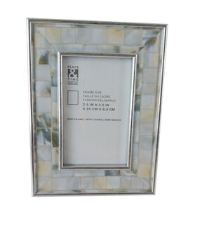 2.5 x 3.5 Mosaic Plastic Tabletop Picture Frame by Place & Time