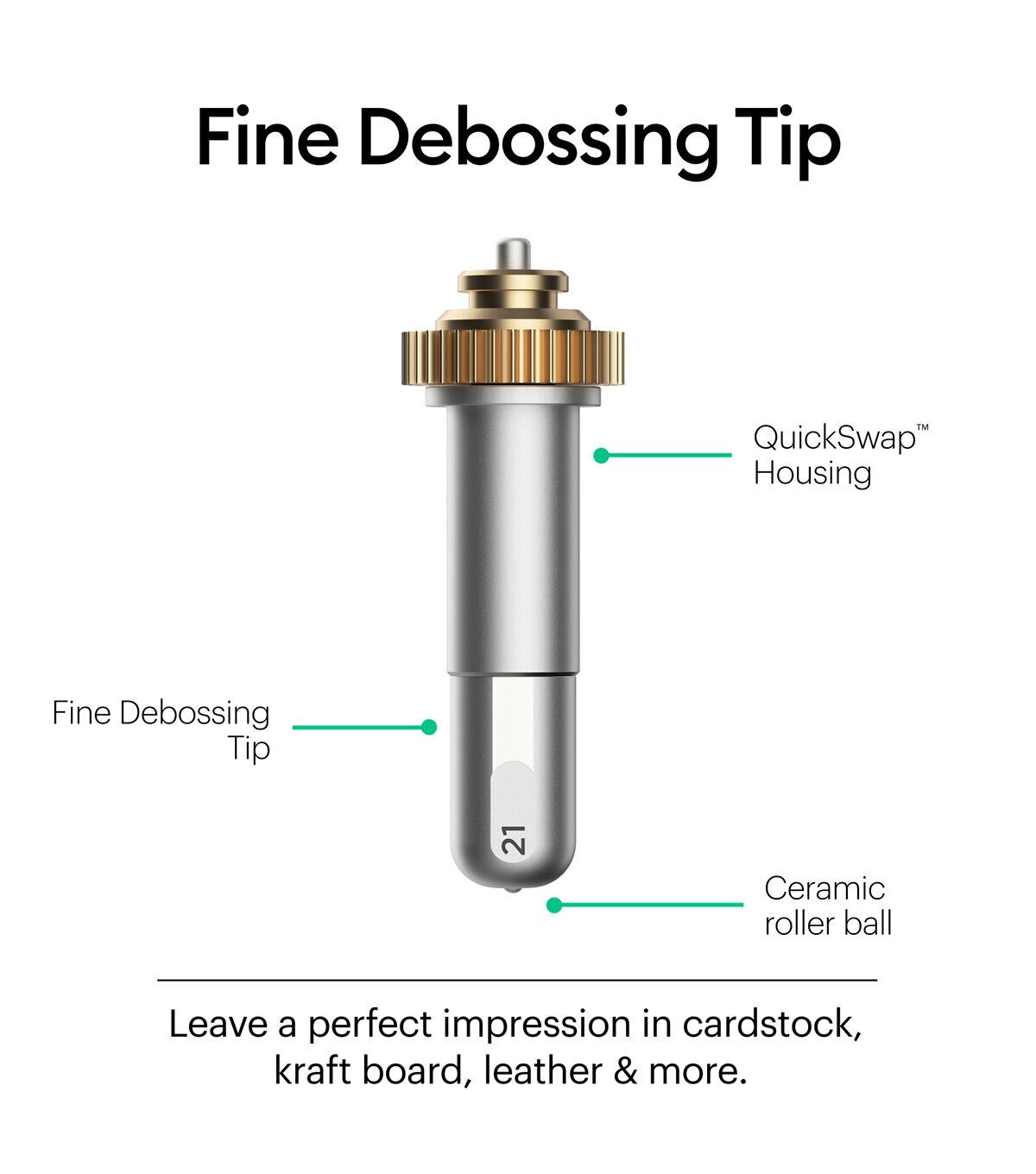 Cricut Quick Swap Housing & Fine Debossing Tip