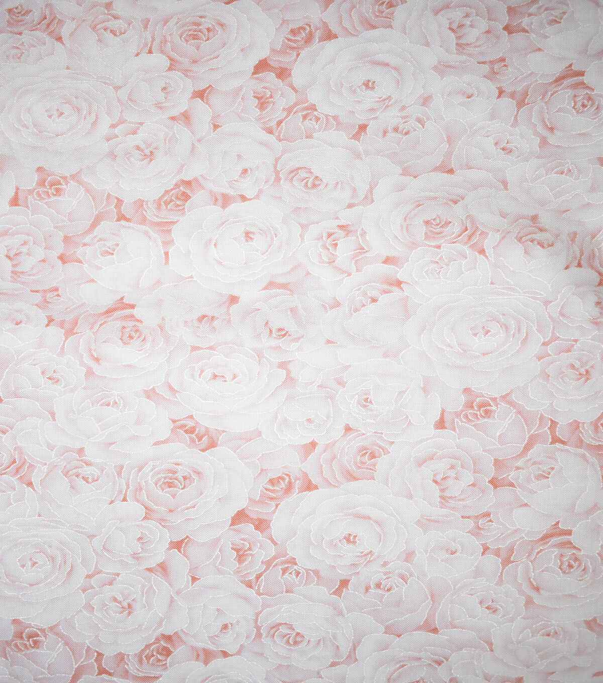 Roses Quilt Metallic Cotton Fabric by Keepsake Calico