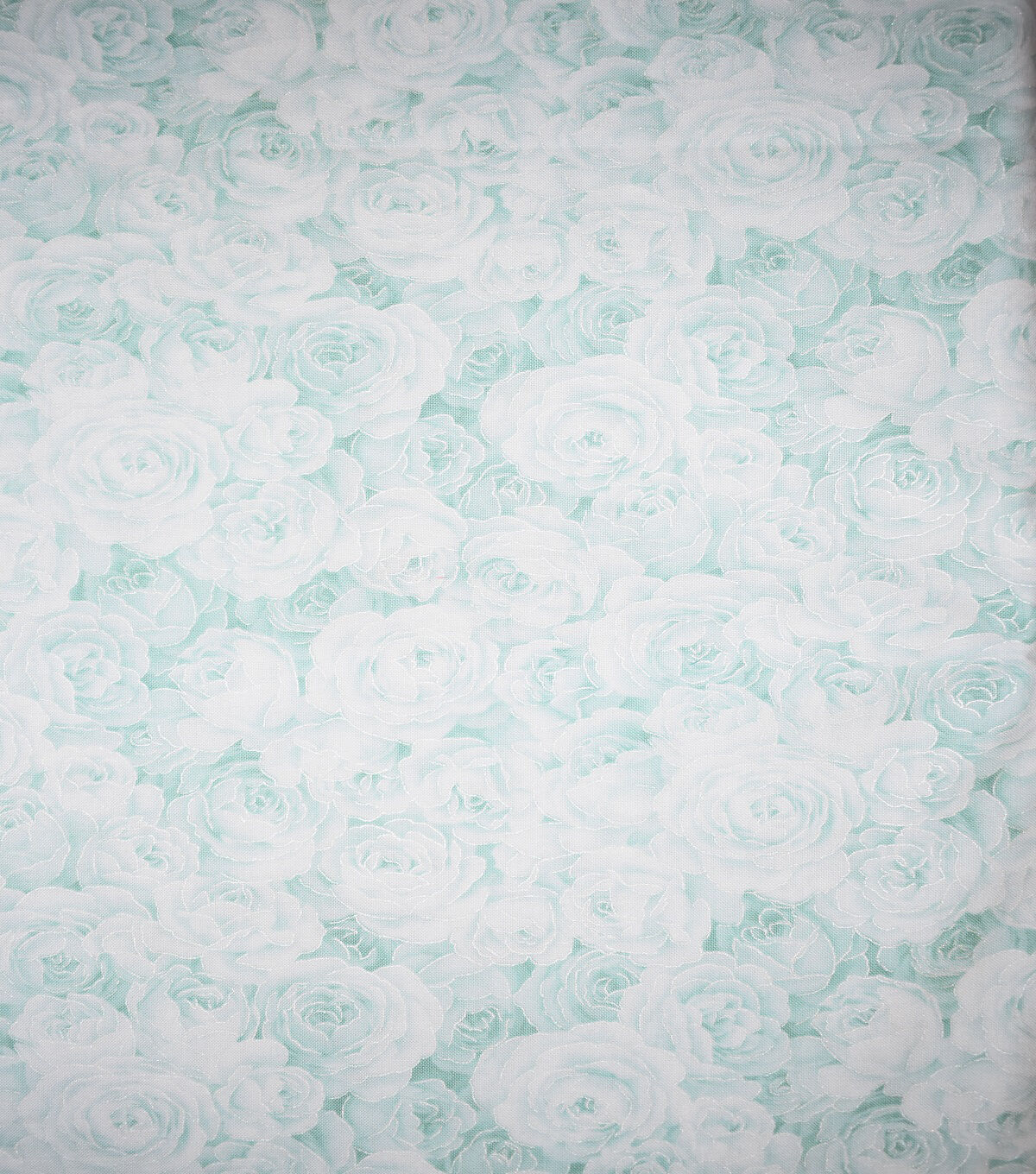 Roses Quilt Metallic Cotton Fabric by Keepsake Calico