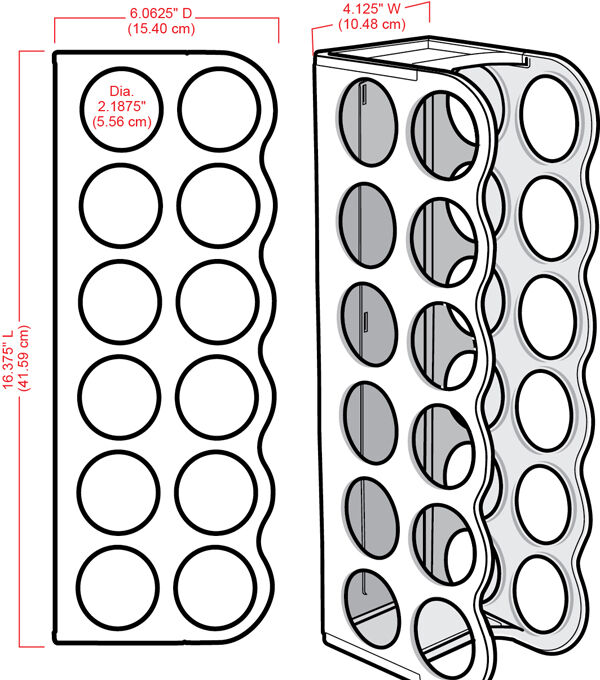 ArtBin 10 White Vinyl Storage Rack
