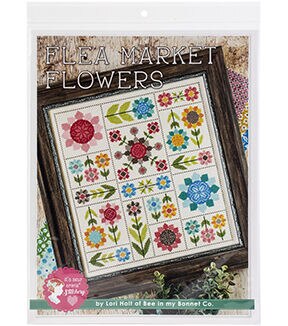 It's Sew Emma 111 x 17 Flea Market Flowers Cross Stitch Pattern