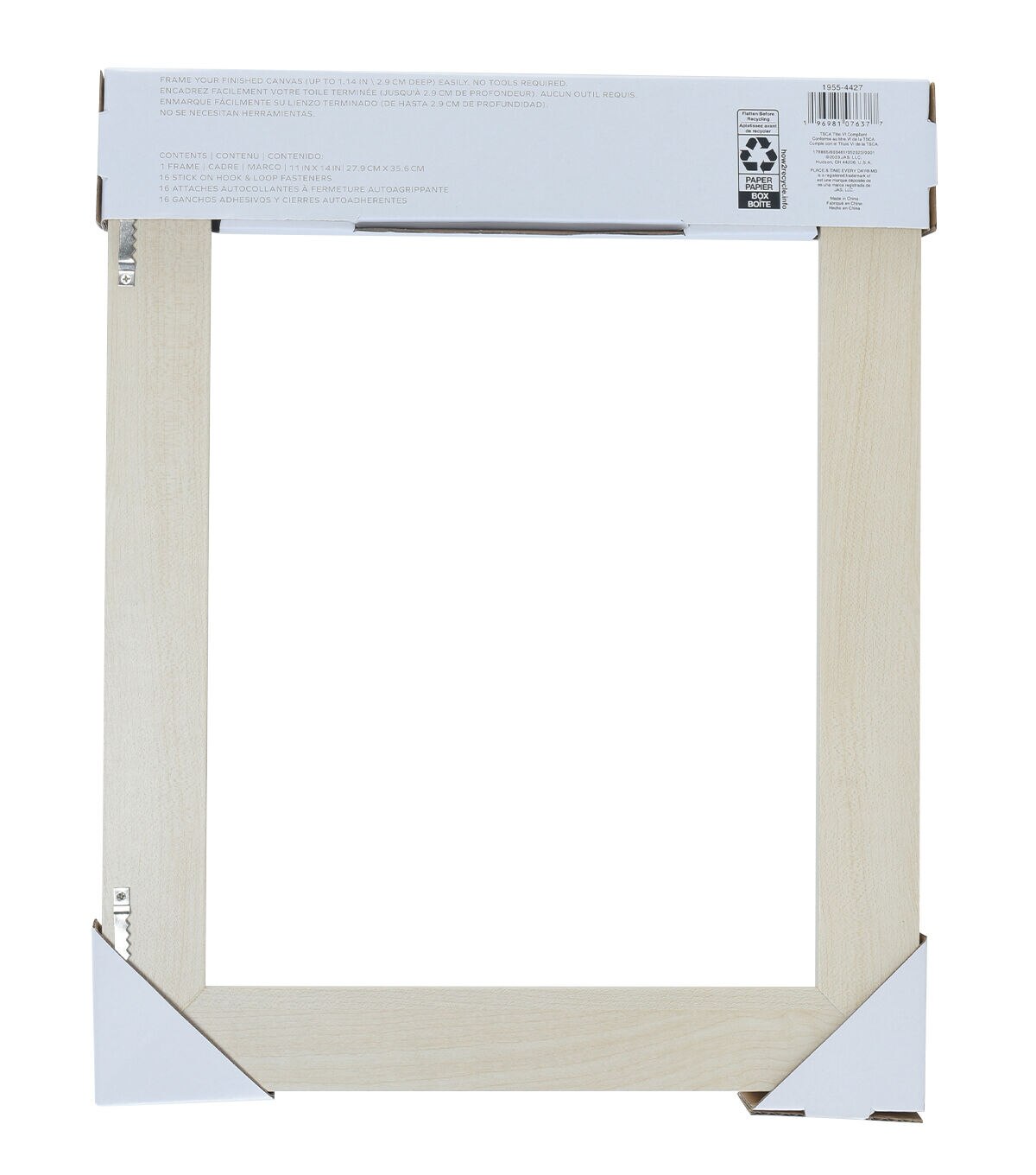 11 x 14 Natural Canvas Float Frame by Place & Time