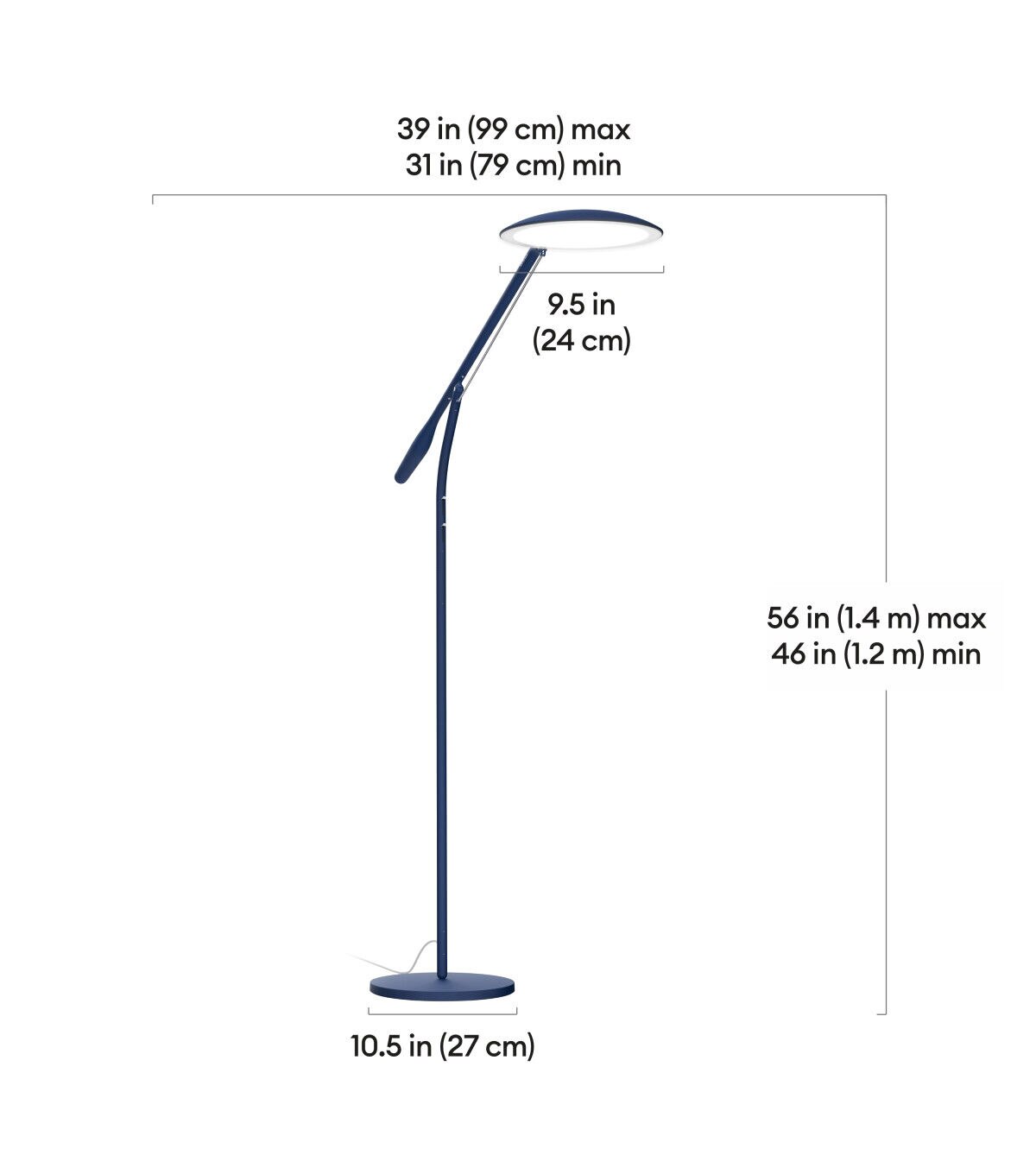 Cricut Bright 360 Ultimate LED Floor Lamp - Indigo