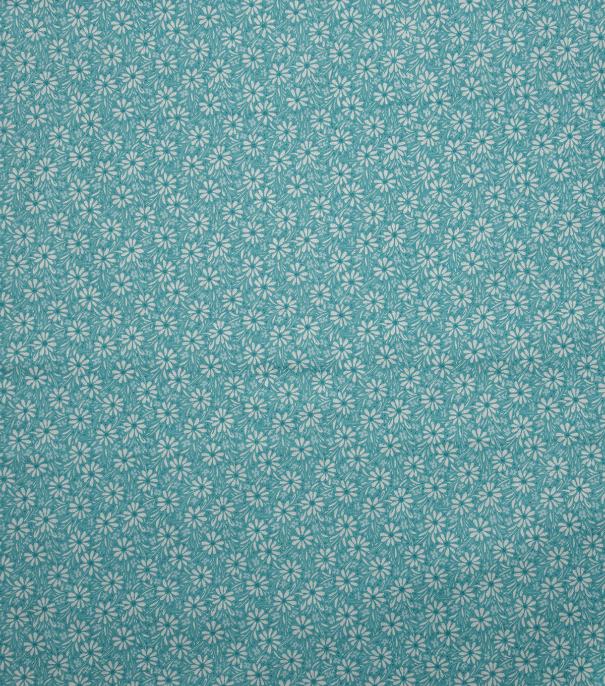 Flower Patch on Teal Quilt Cotton Fabric by Keepsake Calico