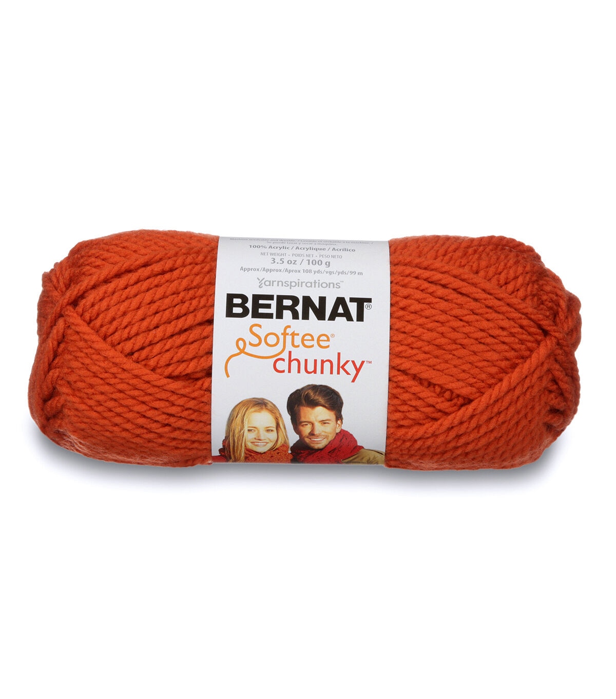 Bernat Softee Chunky 108yds Super Bulky Acrylic Yarn