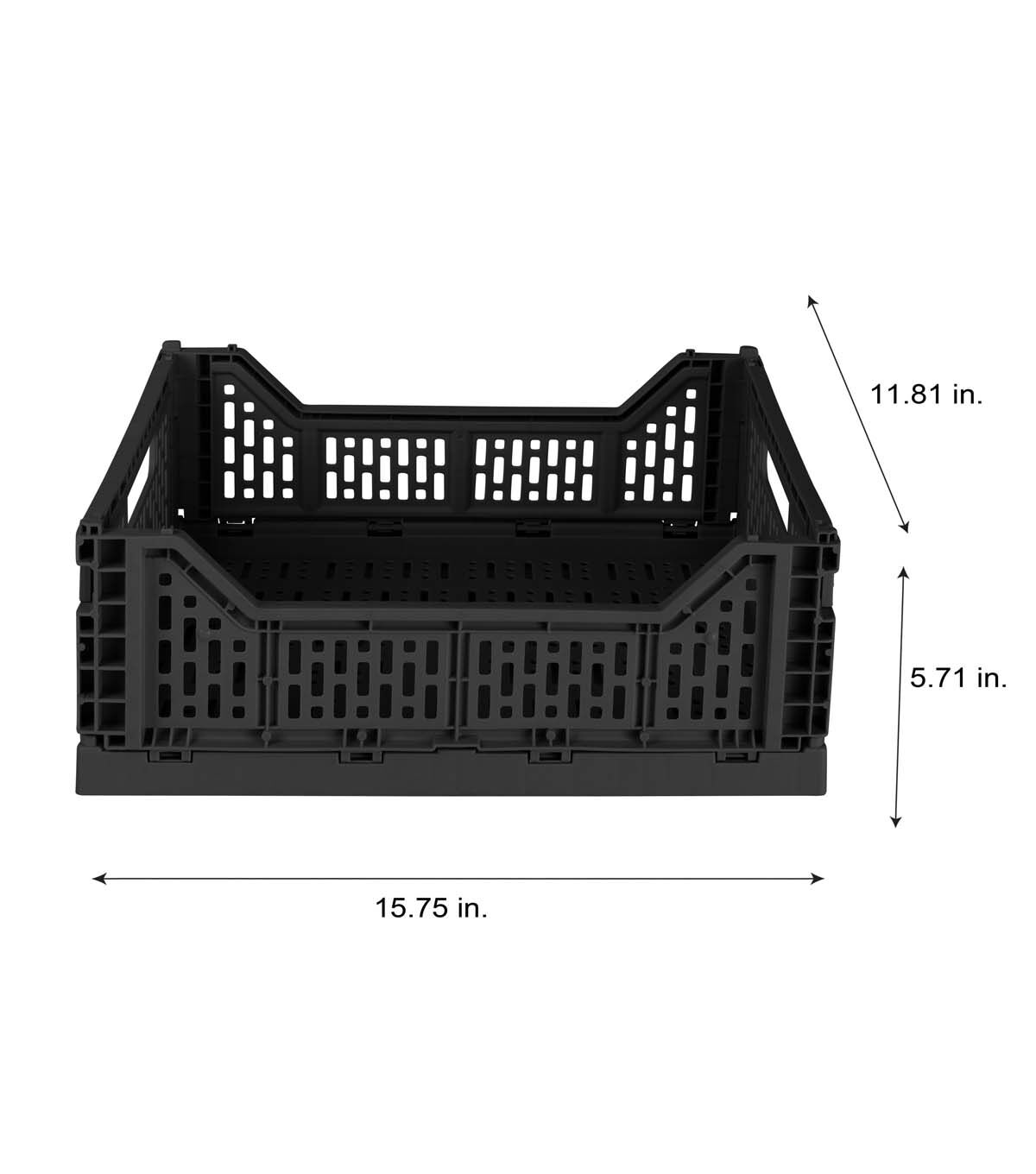 Simplify Collapsible Storage Crate in Black