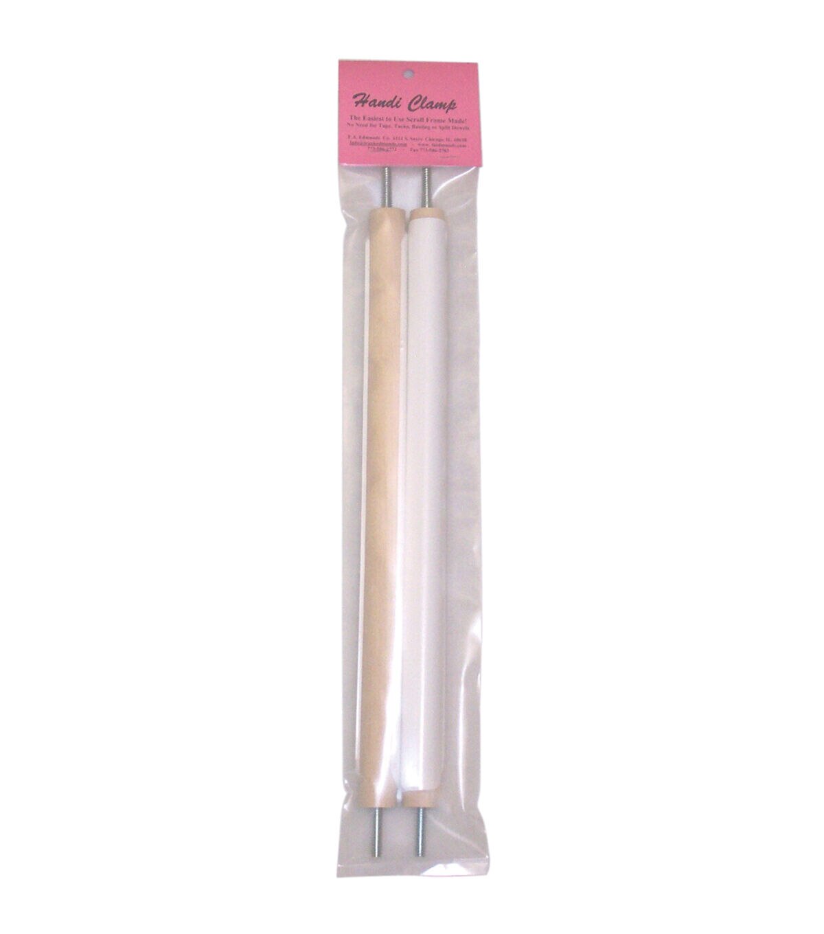 Frank A. Edmunds Handi Clamp Scroll Rods W/ Clamps 18''