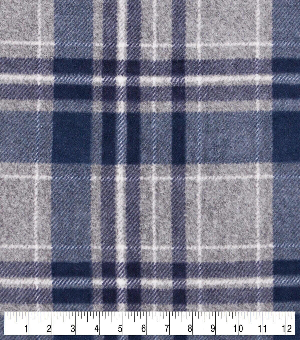 Cool Cottage Plaid Luxe Fleece Fabric