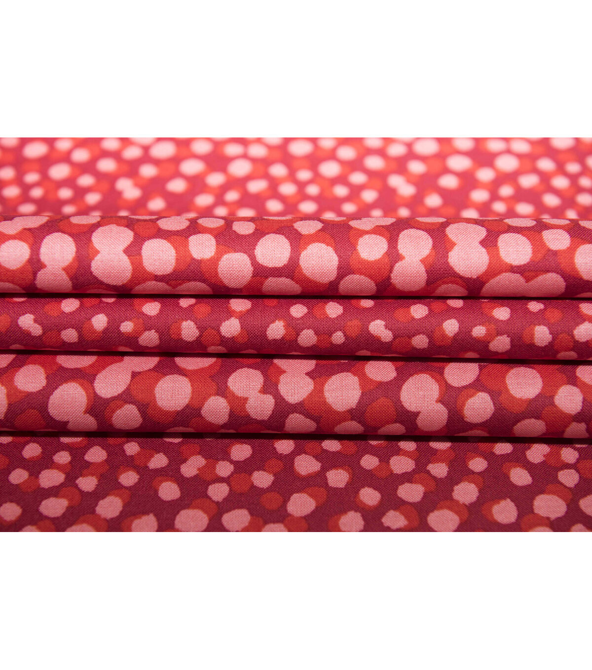 Red Tonal Dots Quilt Cotton Fabric by Keepsake Calico