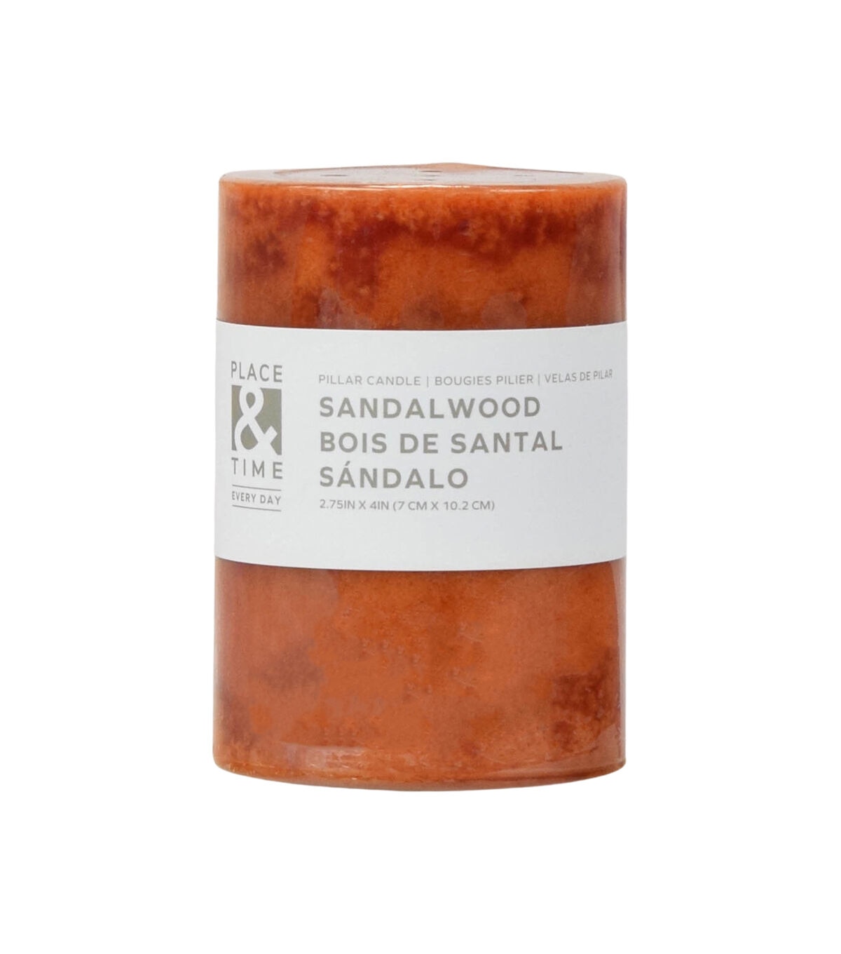 3 x 4 Scented Pillar Candle by Place & Time