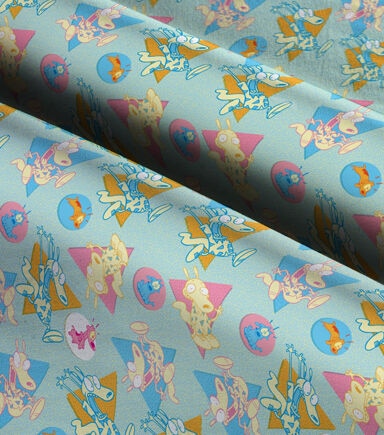 Rockos Modern Life Shapes Cotton Fabric