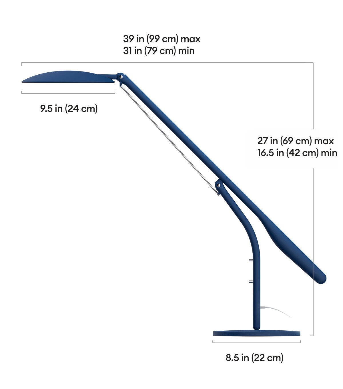 Cricut Bright 360 Ultimate LED Table Lamp - Indigo