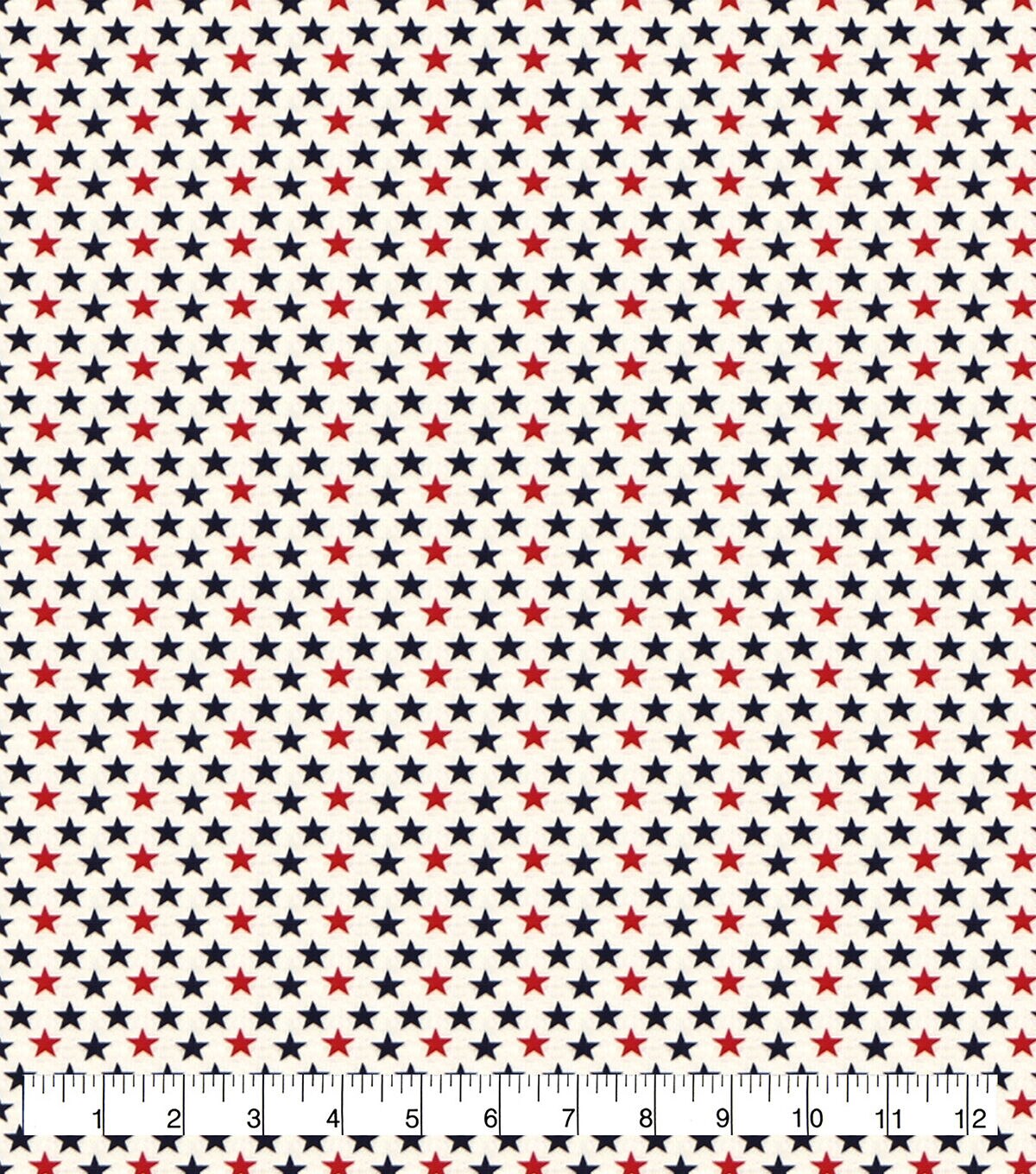 Tiny Red Blue Stars Super Snuggle Flannel Fabric