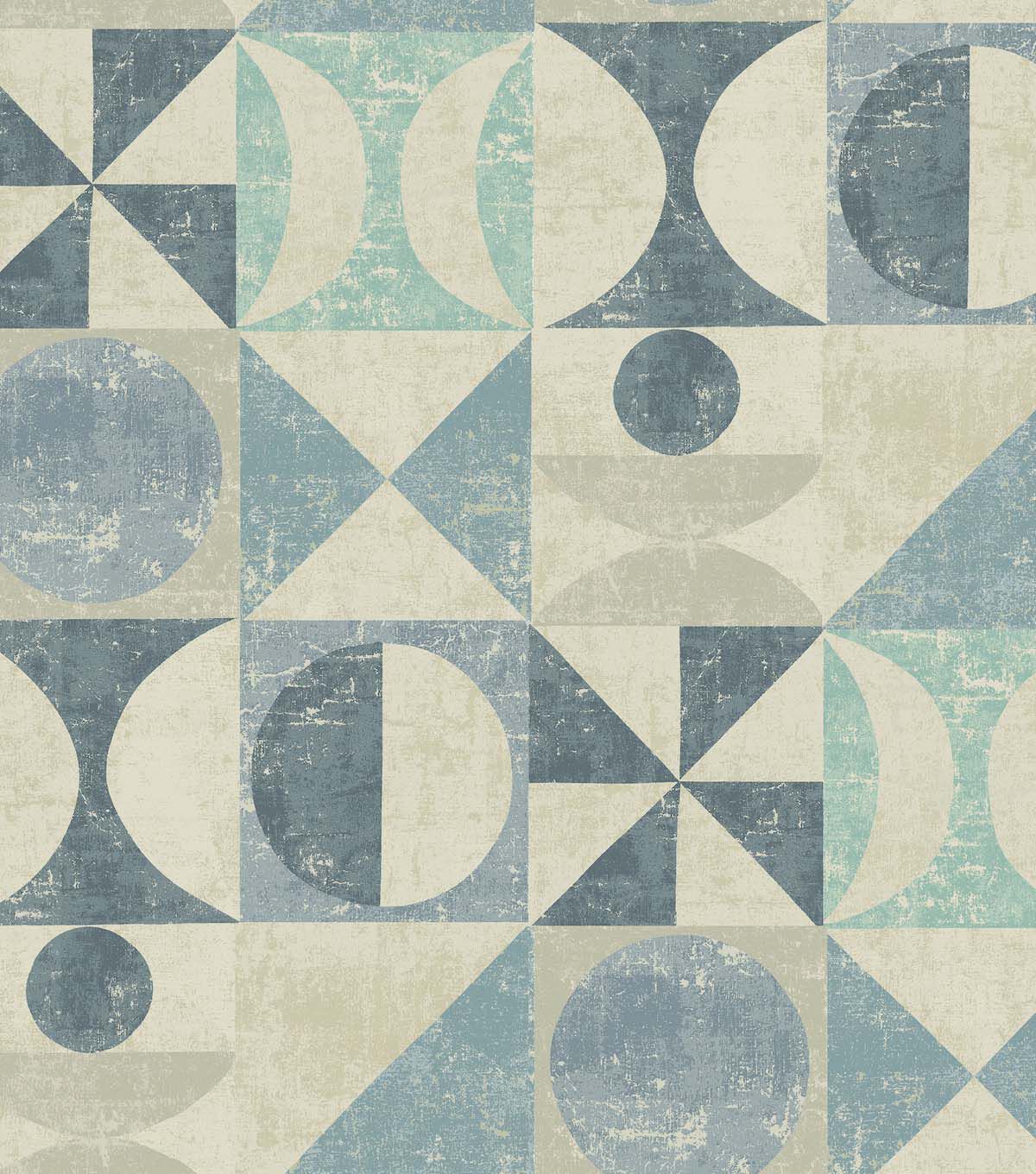 Surface Style 20.5' x 18' Chambray Take Form Peel & Stick Wallpaper