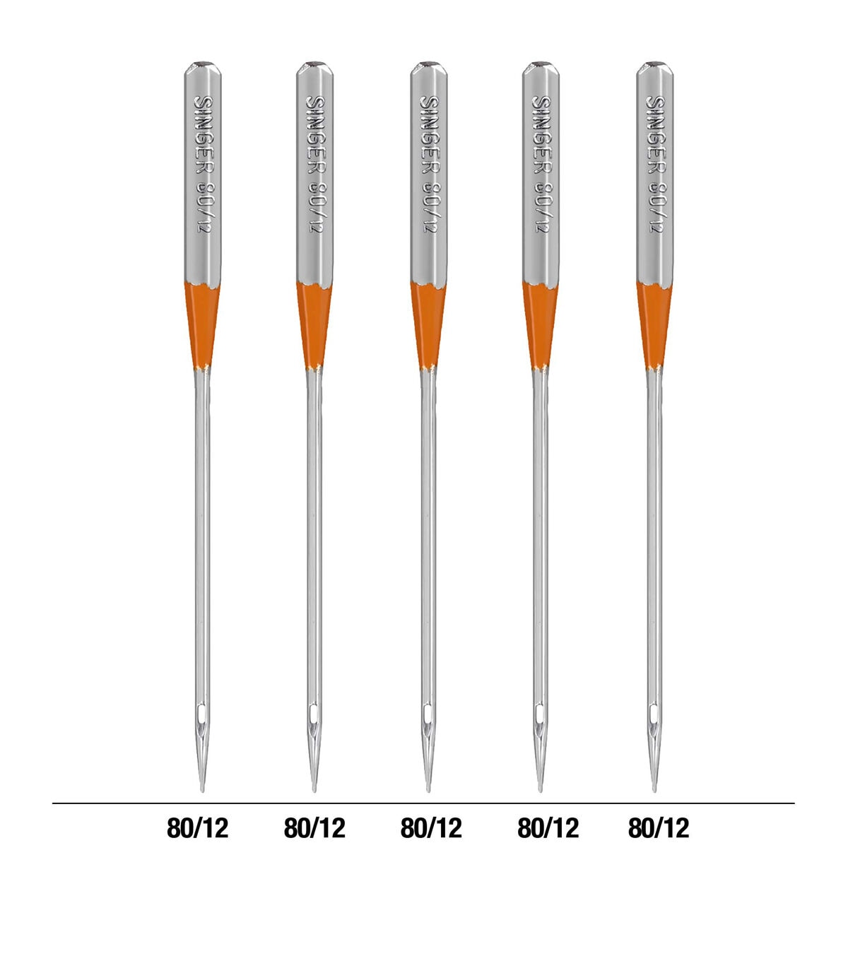 SINGER 80/12 Universal Regular Point Overlock Serger Needles 5pk