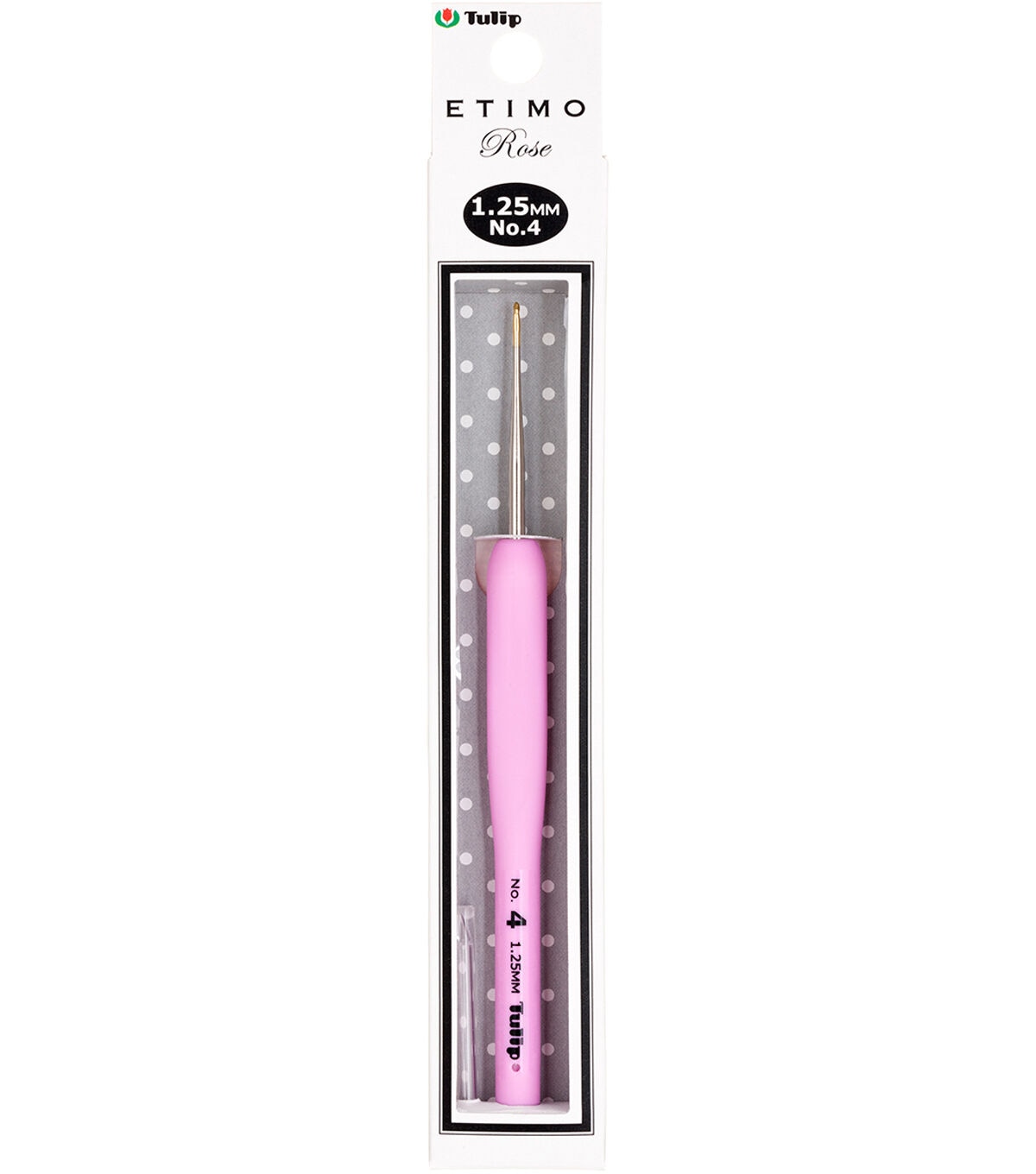 Tulip Etimo Rose Steel Crochet Hook Size 4/1.25mm