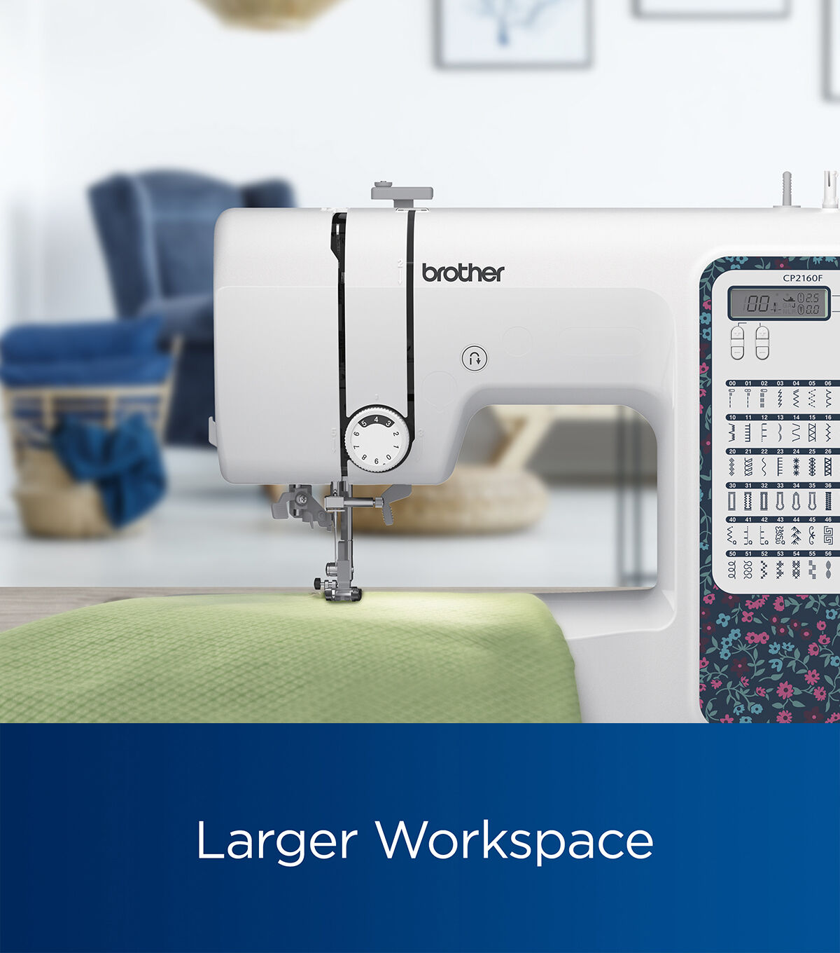 Brother CP2160F Multi-Blue Floral Computerized Sewing Machine