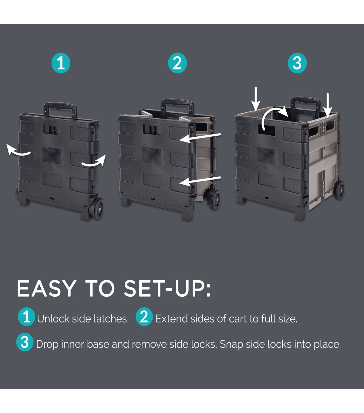 Simplify 16.5 x 14.5 Collapsible Utility Cart