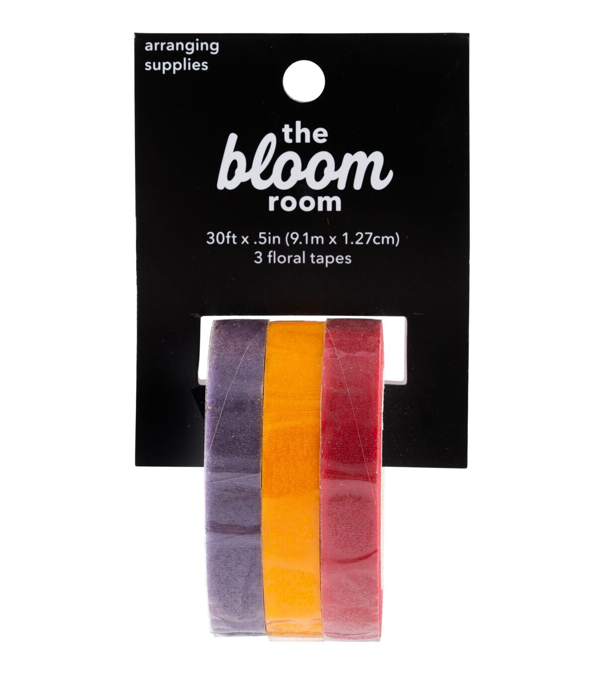 1/2 x 30' Orange Purple & Red Floral Tape by Bloom Room