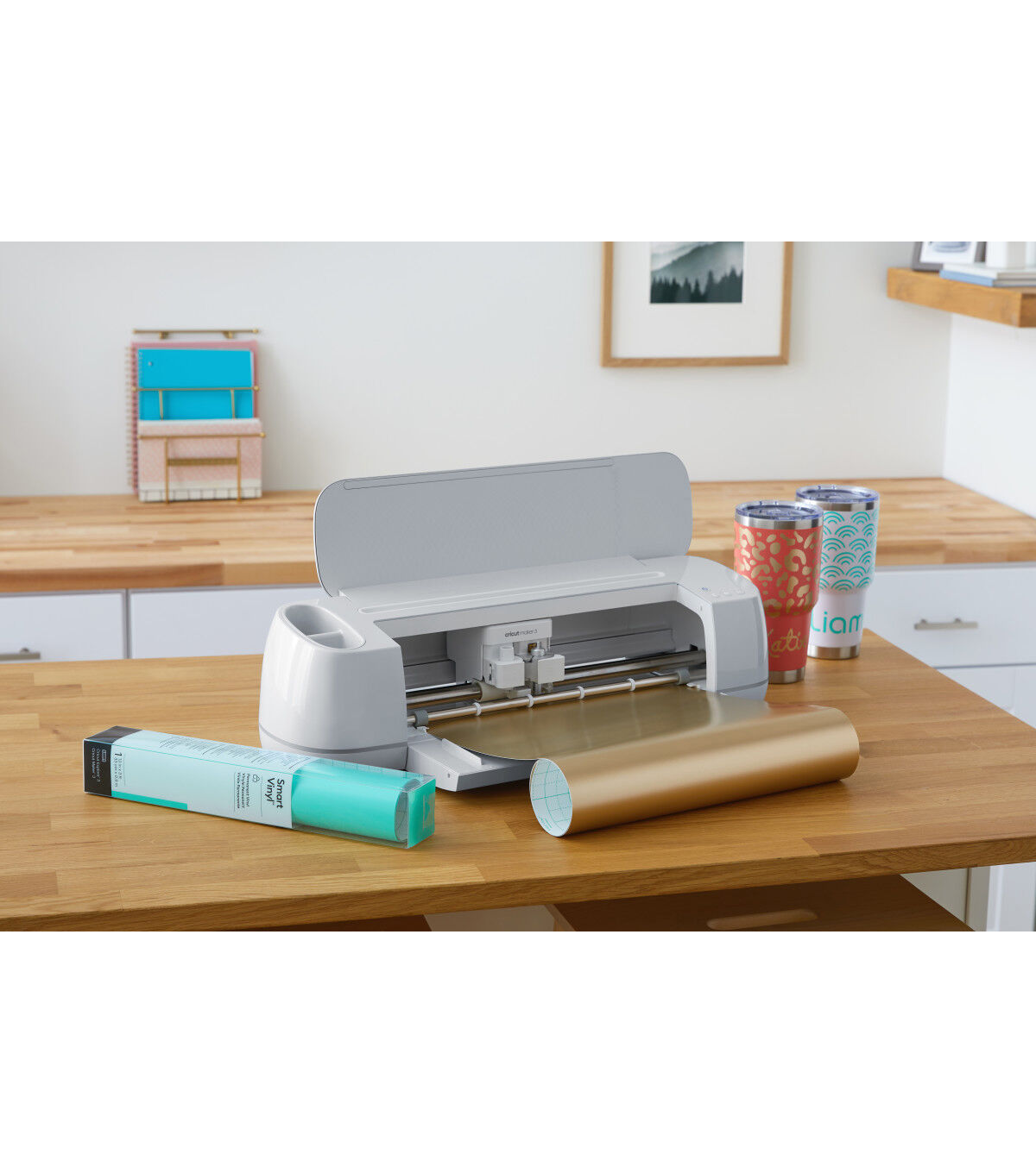 Cricut 13 x 3' Silver Matte Metallic Permanent Smart Vinyl Roll