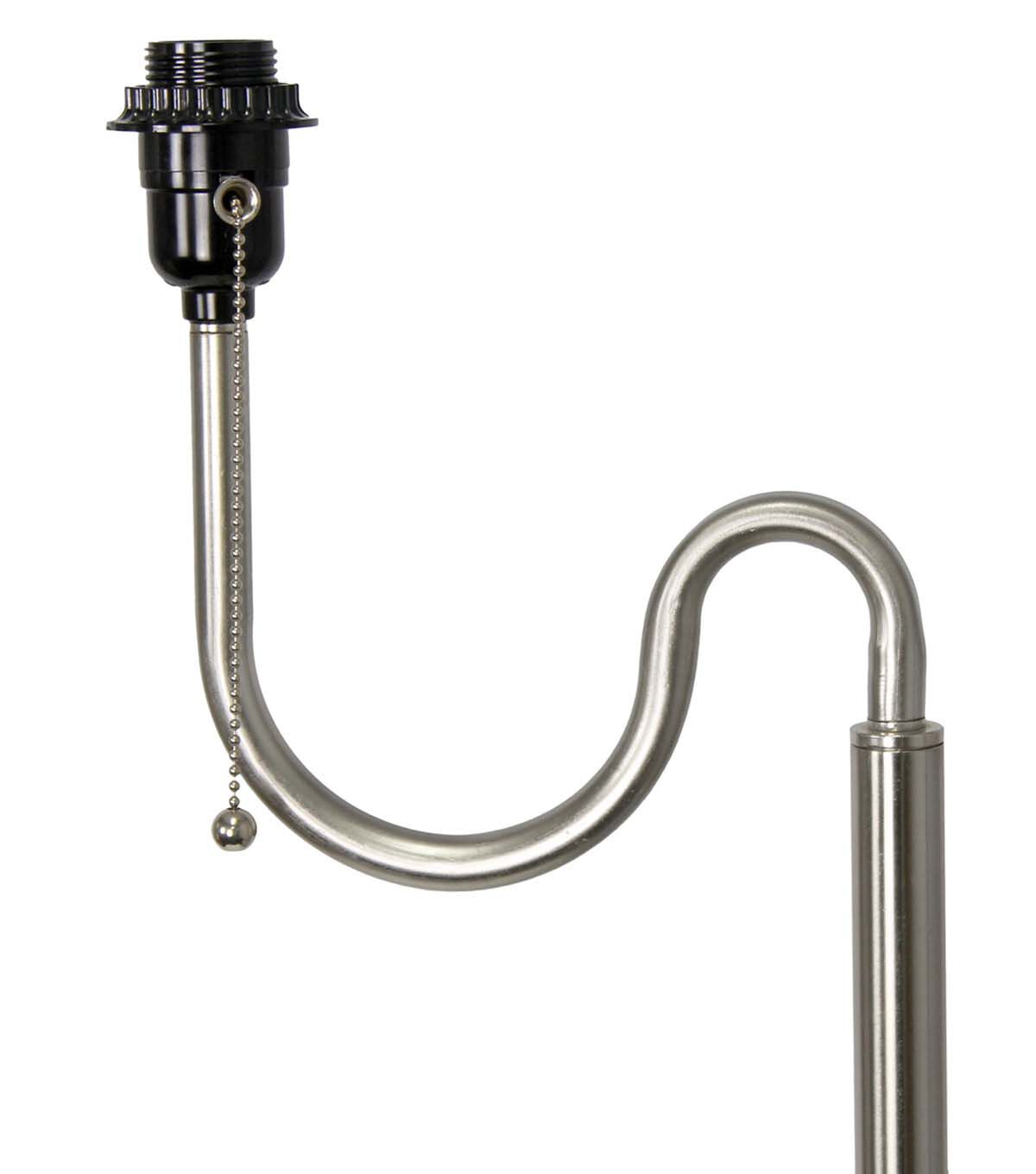 All The Rages 57 Modern 2 Tier Floor Lamp With USB Ports & Fabric Shade