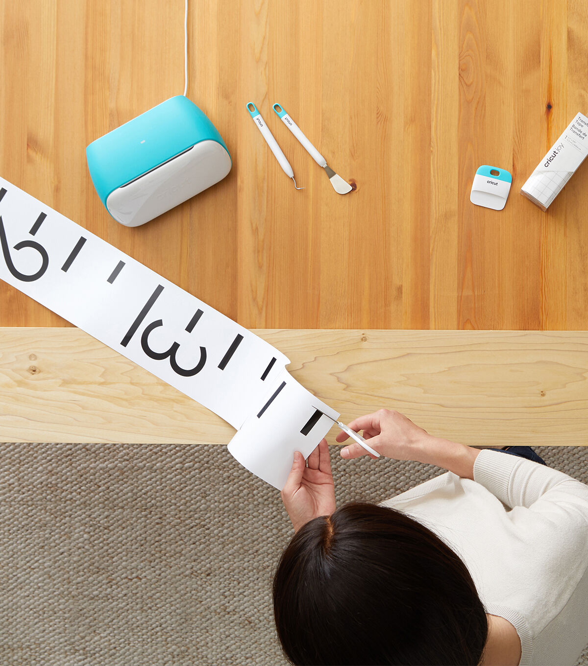 Cricut Joy 10' Black & White Permanent Smart Vinyl Rolls 2ct