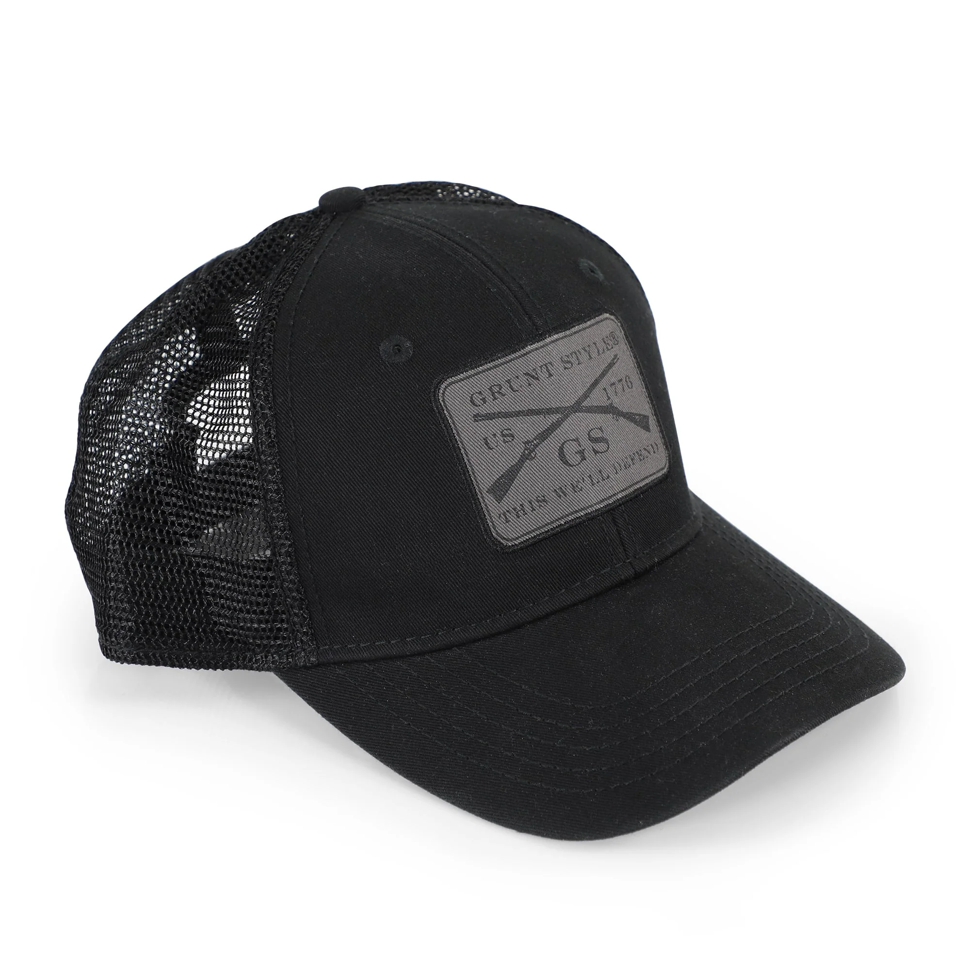 Twill Logo Hat - Black