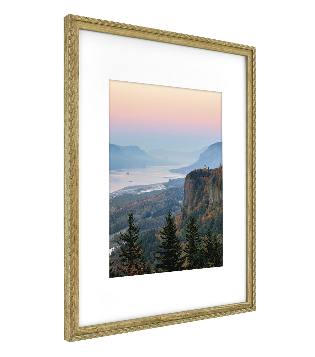 16 x 20 Matted To 11 x 14 Gold Braided Portrait Frame by Hudson 43