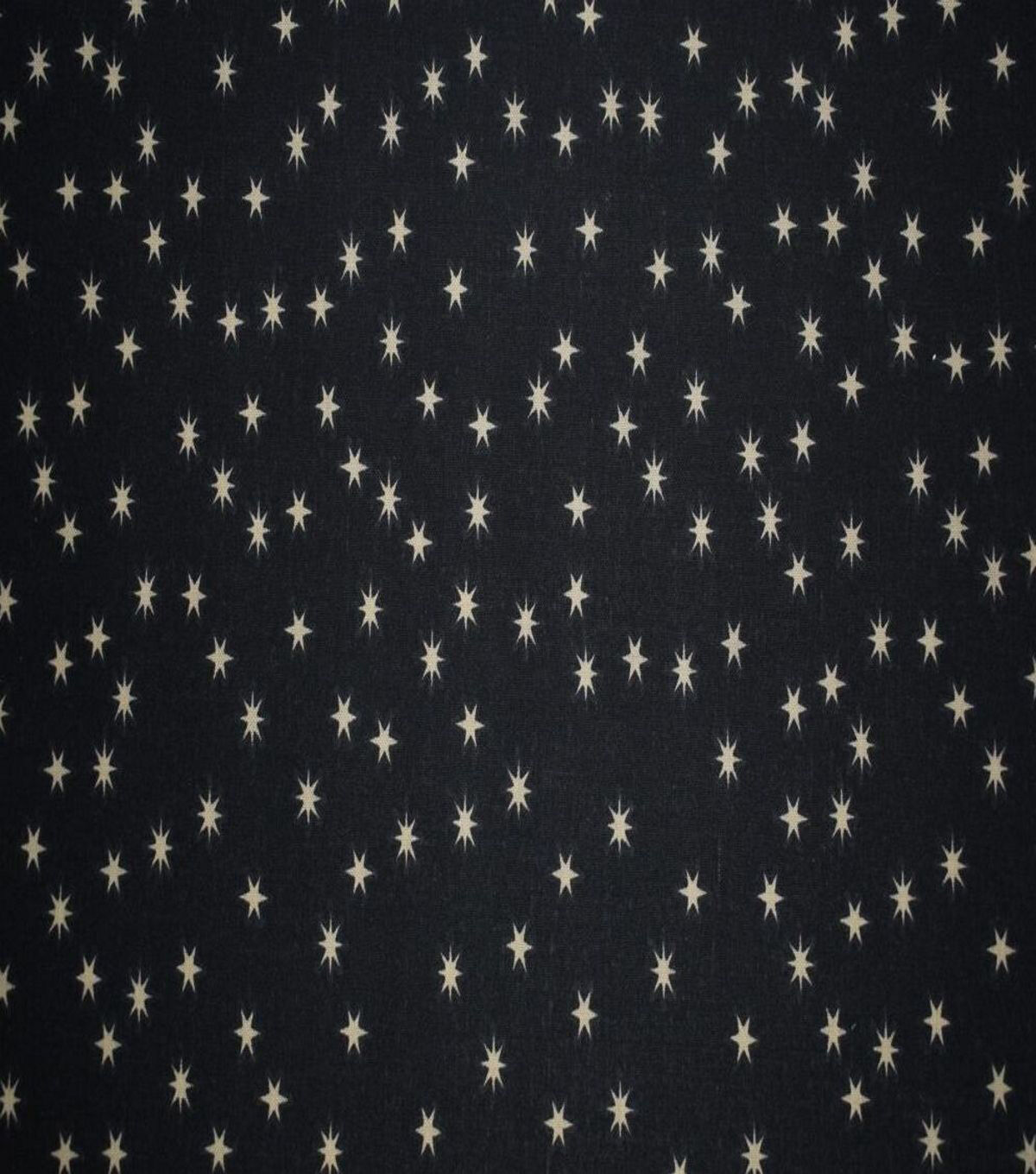 Mini Scattered Stars on Black Quilt Cotton Fabric by Quilter's Showcase