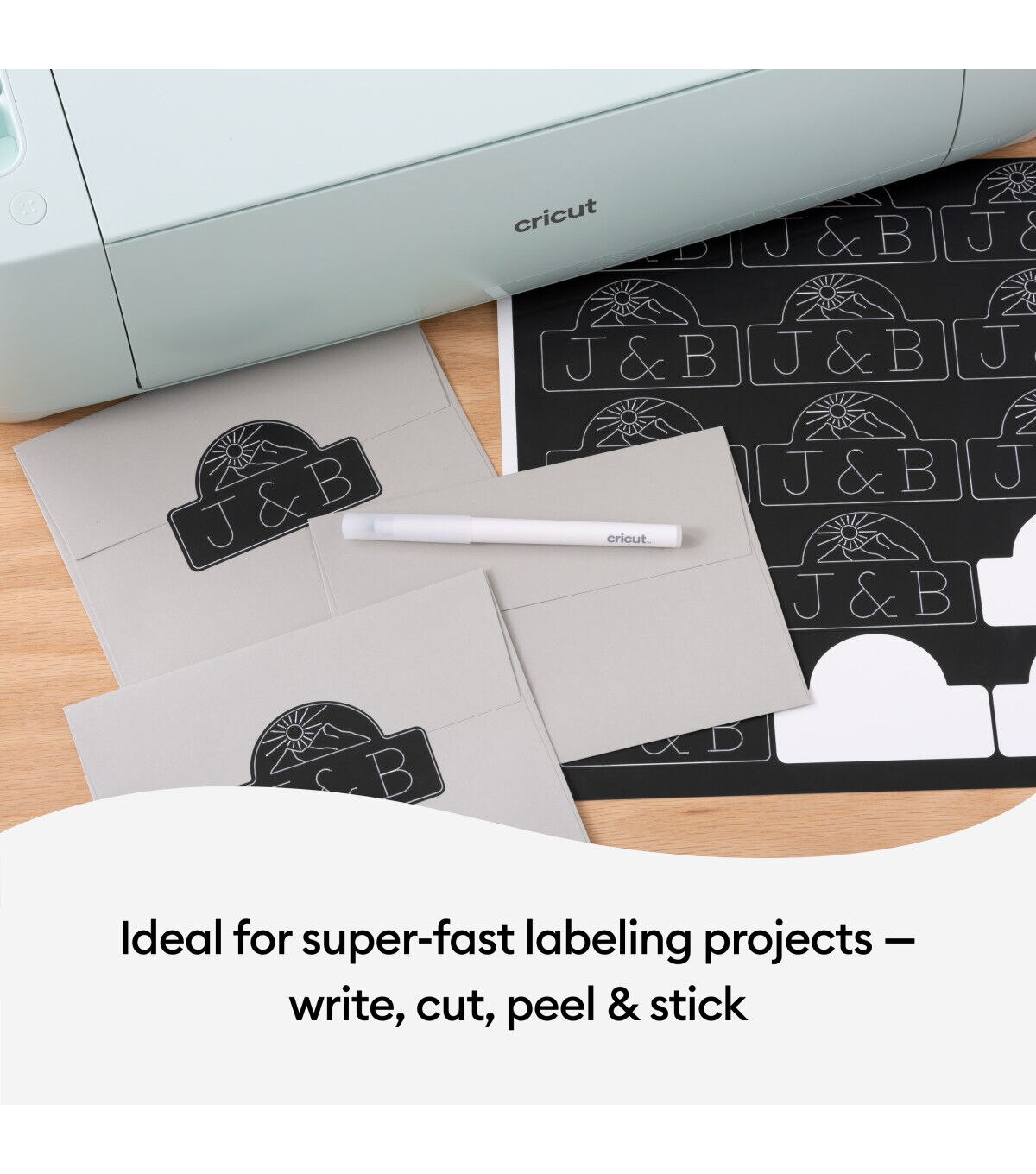 Cricut 13 x 3' Smart Label Permanent Writable Vinyl Roll