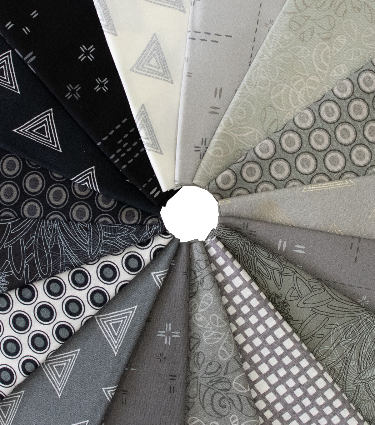 Art Gallery Fabrics Night Fog 16Pc Color Master Cotton Fabric Quarter Bundle