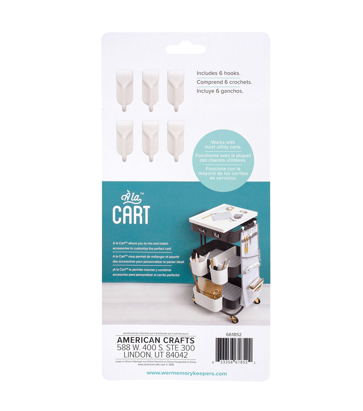 We R Memory Keepers Cart Hooks