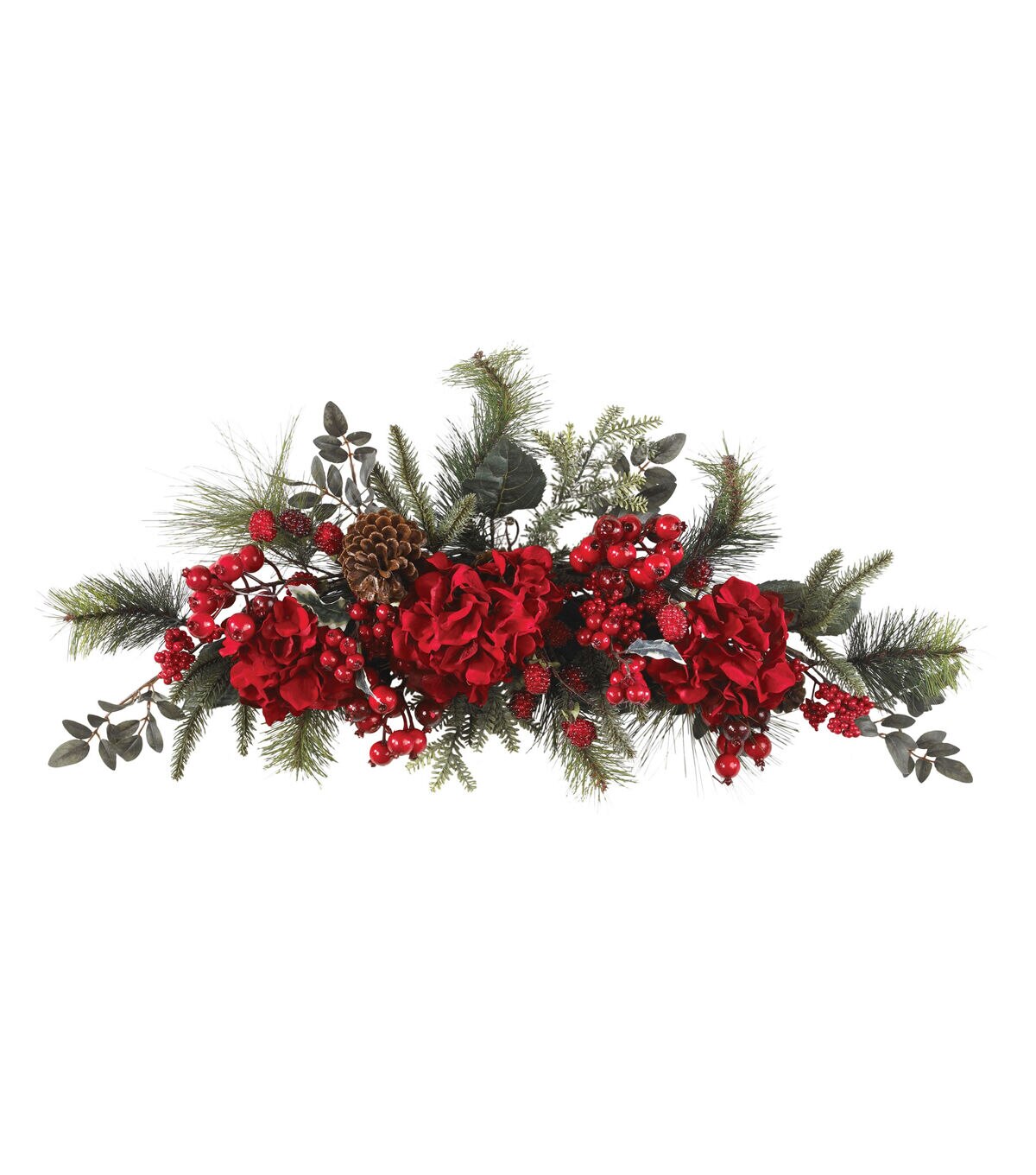 Nearly Natural 30 Holiday Hydrangea Swag