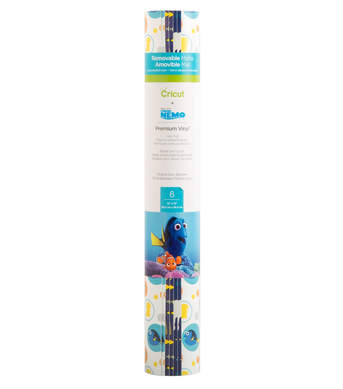 Cricut 12x12 Patterned Premium Vinyl Sampler Finding Dory