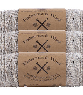 Lion Brand Fishermen's 348yds Worsted Wool Yarn 3 Bundle