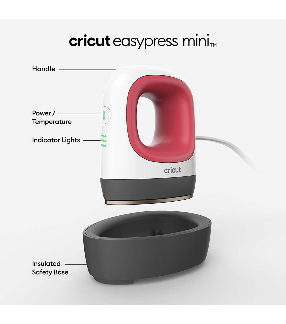 Cricut Raspberry EasyPress Mini Starter Bundle