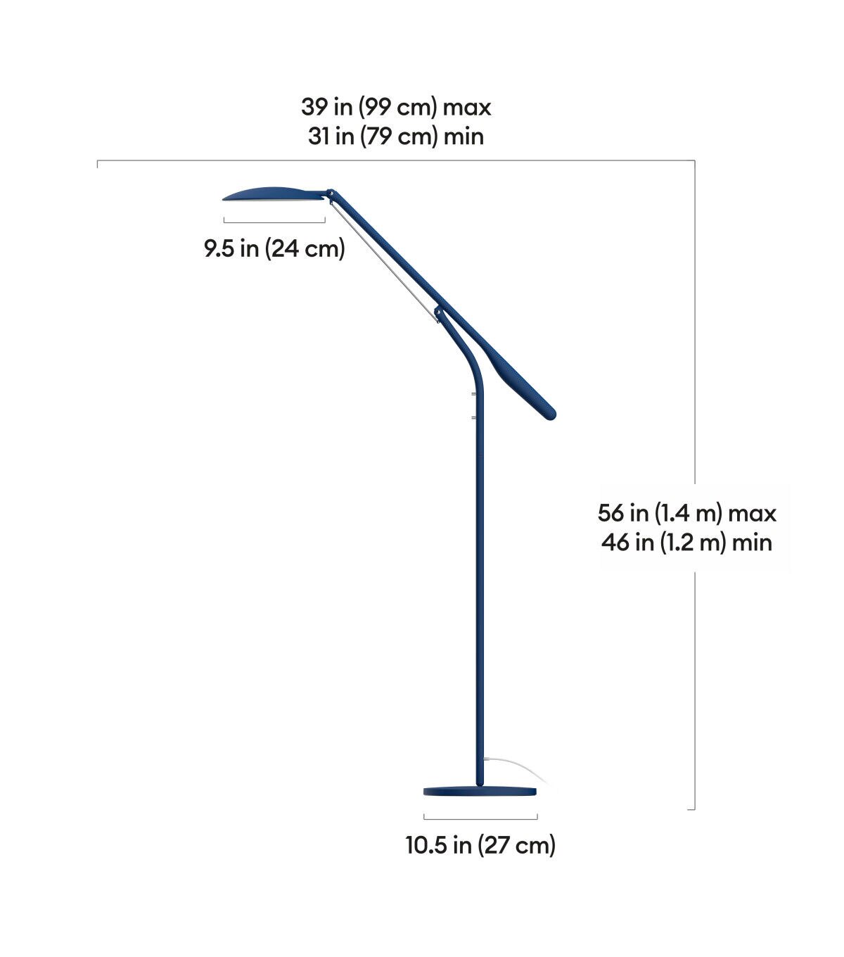Cricut Bright 360 Ultimate LED Floor Lamp - Indigo